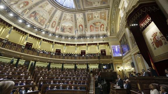 Vista del pleno del Congreso de los Diputados durante un debate.