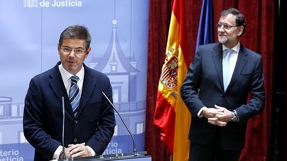 El ministro de Justicia, Rafael Catalá.