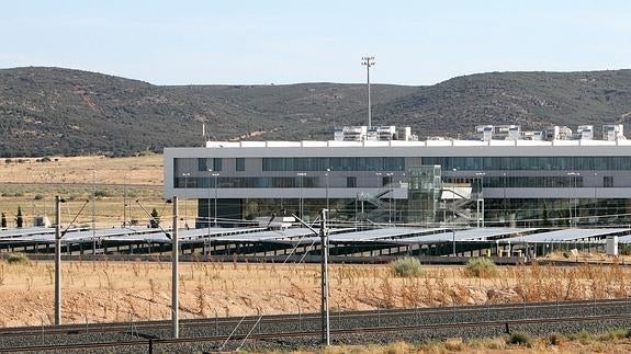 Vista del aeropuerto de Ciudad Real.