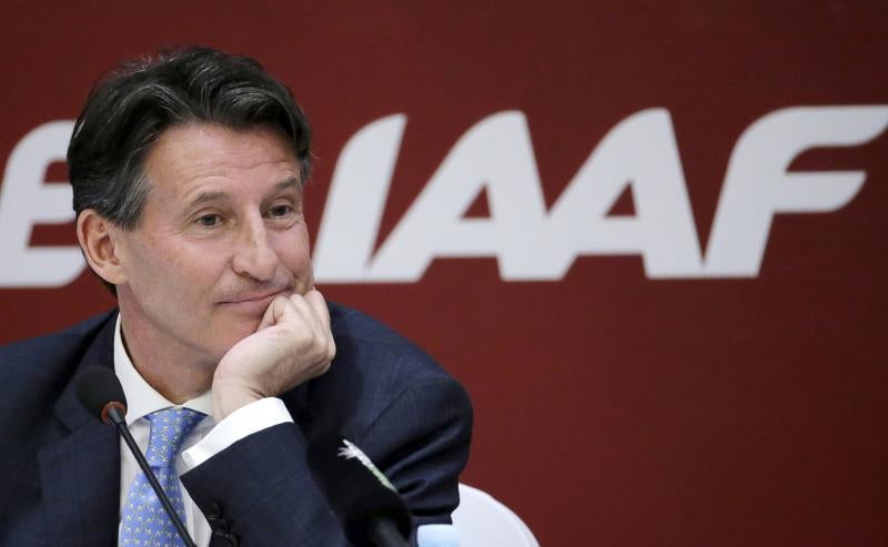 El presidente dela IAAF, Sebastian Coe. 