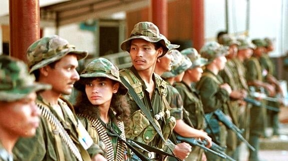 Guerrilleros de las FARC. 