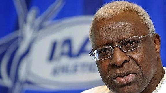 El senegalés Lamine Diack.