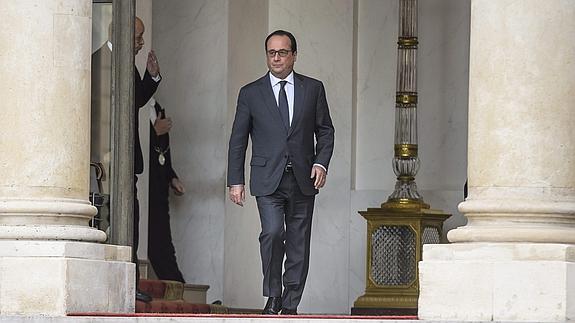 El presidente francés, François Hollande. 