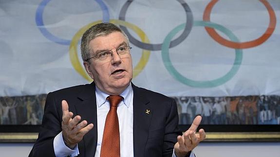 Thomas Bach, presidente del COI. 