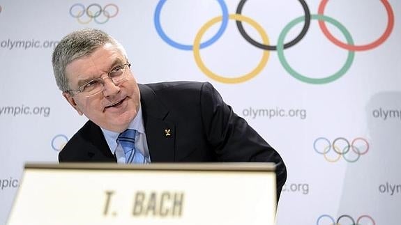 El presidente del COI, el alemán Thomas Bach. 