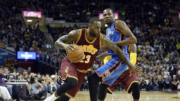 LeBron James y Kevin Durant. 