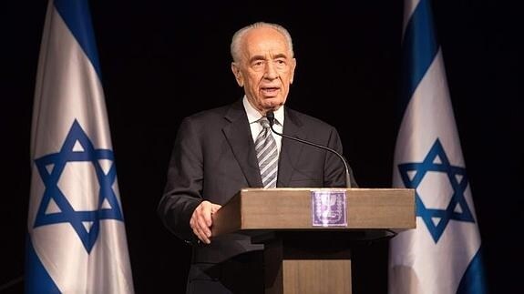 Simon Peres, en un acto en 2014. 