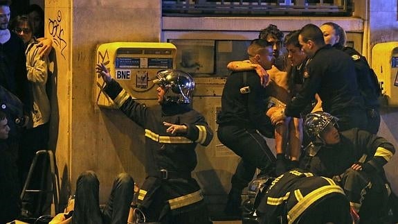 Imagen correspondiente a los atentados del pasado 13 de noviembre en París. 