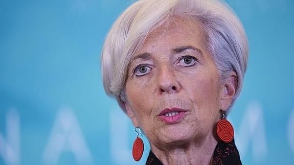 La directora gerente del FMI, Christine Lagarde. 