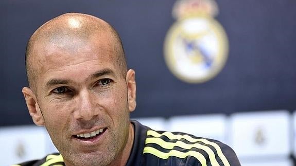 Zinedine Zidane, entrenador del Real Madrid. 