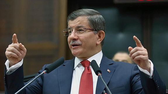 El primer ministro turco, Ahmet Davutoglu.