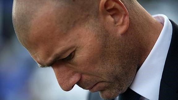 Zinedine Zidane, entrenador del Real Madrid. 