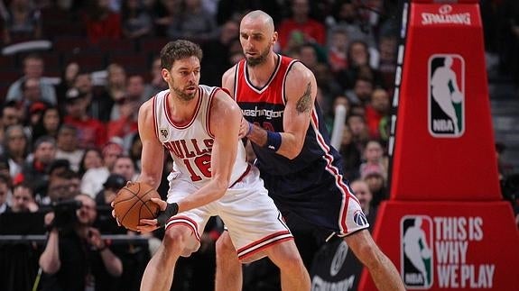 Pau Gasol, durante el partido. 