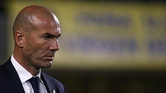 Zinedine Zidane, entrenador del Real Madrid. 