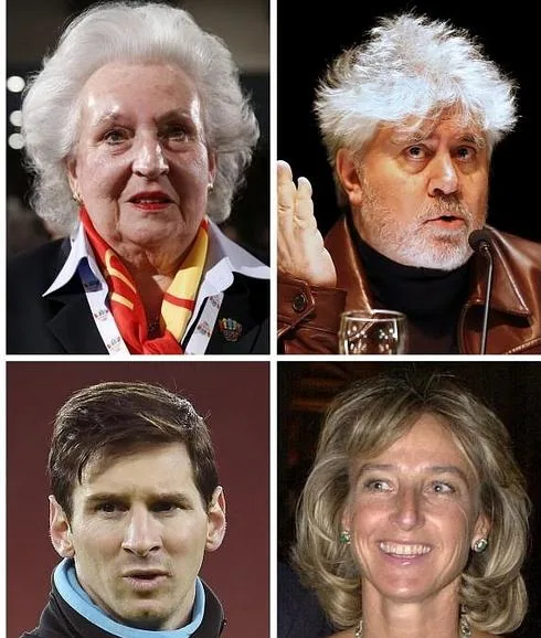 Pilar de Borbón, Pedro Almodóvar y Lionel Messi o Micaela Domeq Beaumont, entre los investigados.
