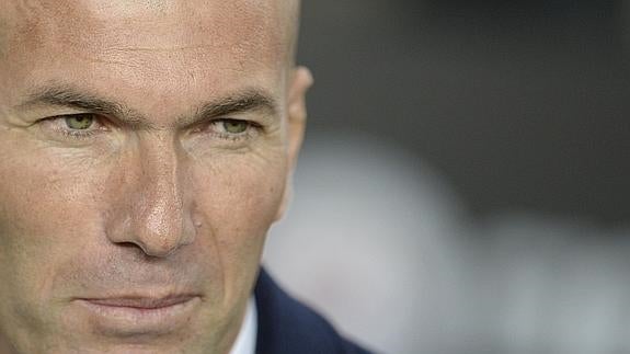 Zidane, durante la rueda de prensa. 