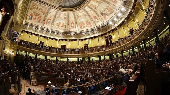 Pleno en el Congreso de los Diputados.