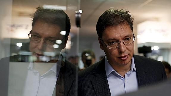 Aleksandar Vucic, primer ministro serbio.