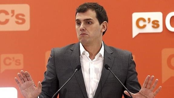 El presidente de Ciudadanos, Albert Rivera. 