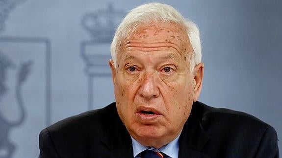 El ministro de Asuntos Exteriores, José Manuel García-Margallo. 