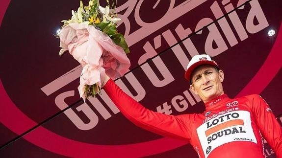 El ciclista alemán André Greipel, del equipo Lotto.  