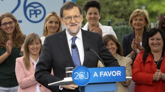 El presidente del Gobierno en funciones, Mariano Rajoy.