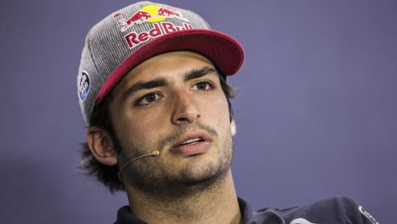 Carlos Sainz, piloto de Toro Rosso.  