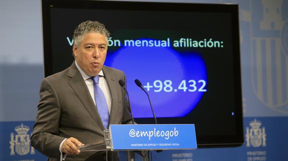 El secretario de Estado de la Seguridad Social, Tomás Burgos. 