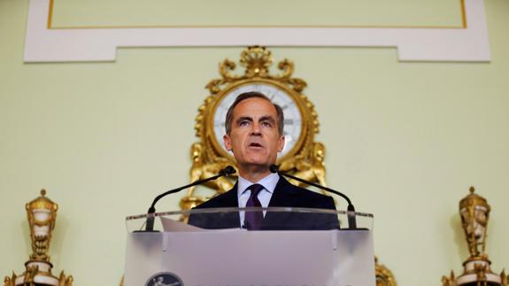 Mark Carney, gobernador del Banco de Inglaterra. 