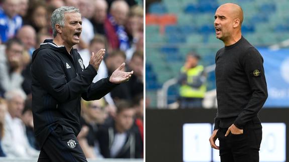 Mourinho y Guardiola.