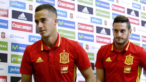 Lucas Vázquez y Koke. 