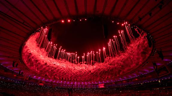 El estadio de Maracaná., escenario de la inauguración.