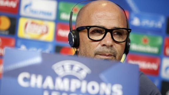 Jorge Sampaoli, entrenador del Sevilla. 