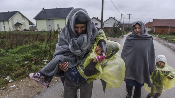 Refugiados procedentes de Siria.