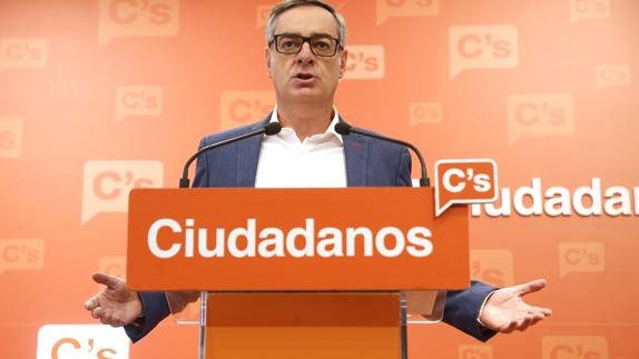 El vicesecretario de Ciudadanos, José Manuel Villegas.