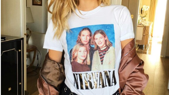 La camiseta de Nirvana, objeto de la polémica.