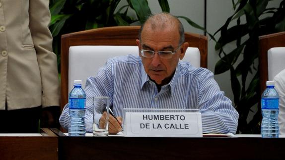 Humberto de la Calle, líder negociador del Gobierno colombiano en el proceso de paz con las FARC.