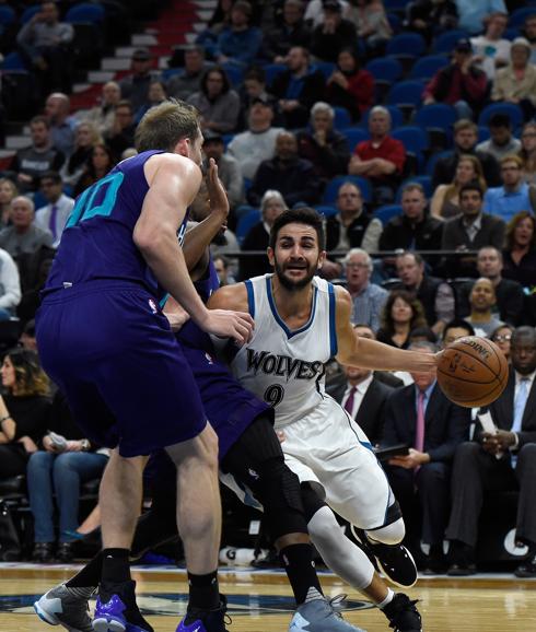 Ricky Rubio, durante un partido. 