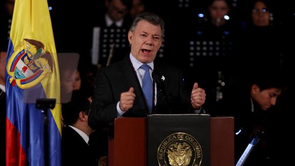 El presidente colombiano, Juan Manuel Santos.