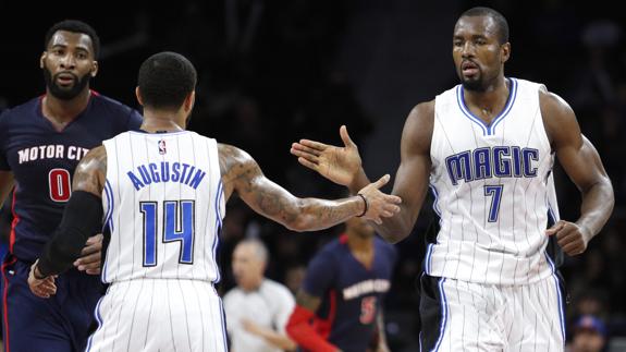 Serge Ibaka durante un partido.