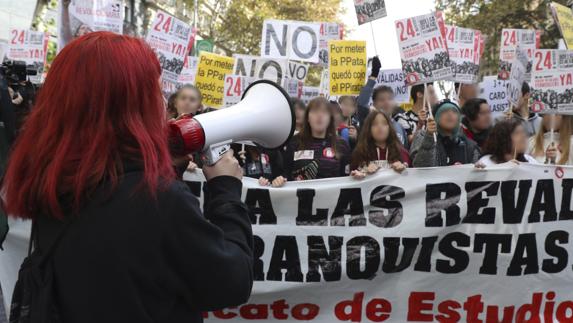 Manifestación contra la Lomce y las 'reválidas'. 