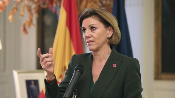 María Dolores de Cospedal, ministra de Defensa.