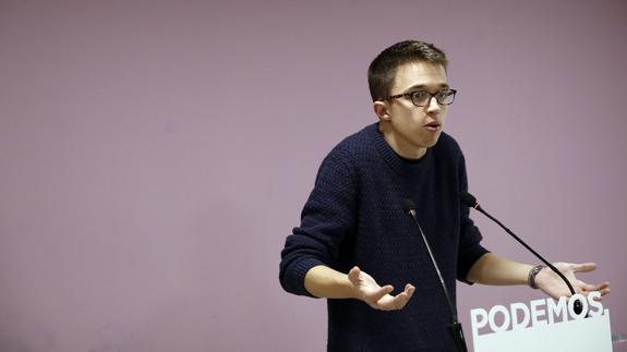 El secretario político de Podemos, Íñigo Errejón.