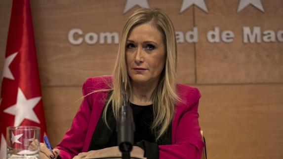 La presidenta de la Comunidad de Madrid, Cristina Cifuentes.