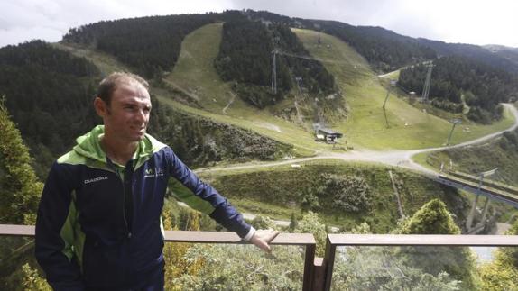 El ciclista del Movistas Alejandro Valverde. 