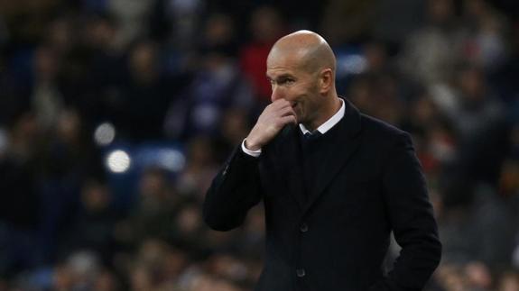 Zinedine Zidane, entrenador del Real Madrid. 