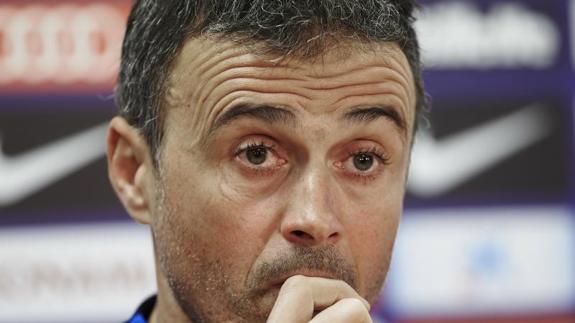 Luis Enrique, entrenador del Barcelona. 