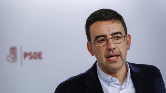 Mario Jiménez, portavoz de la gestora del PSOE.