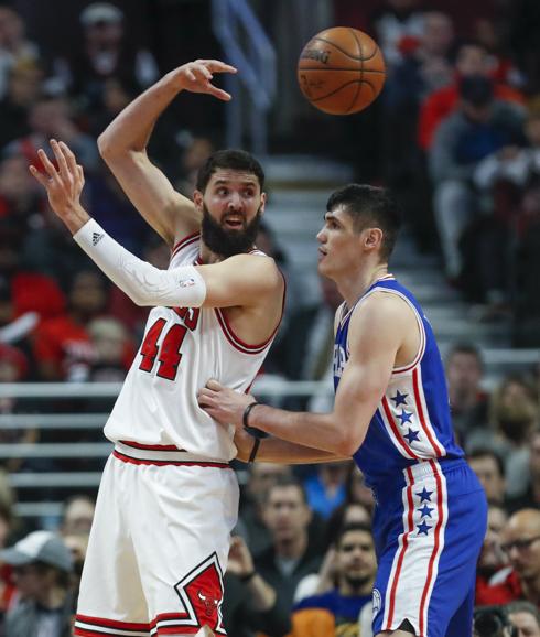 Nikola Mirotic, durante el partido. 