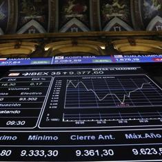 Bolsa de Madrid.